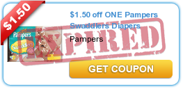 $1.50 off ONE Pampers Swaddlers Diapers