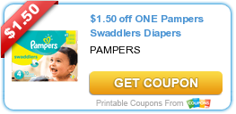 $1.50 off ONE Pampers Swaddlers Diapers