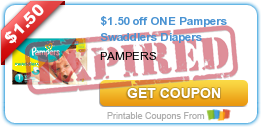 $1.50 off ONE Pampers Swaddlers Diapers