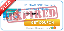 $1.50 off ONE Pampers Easy Ups Trainers